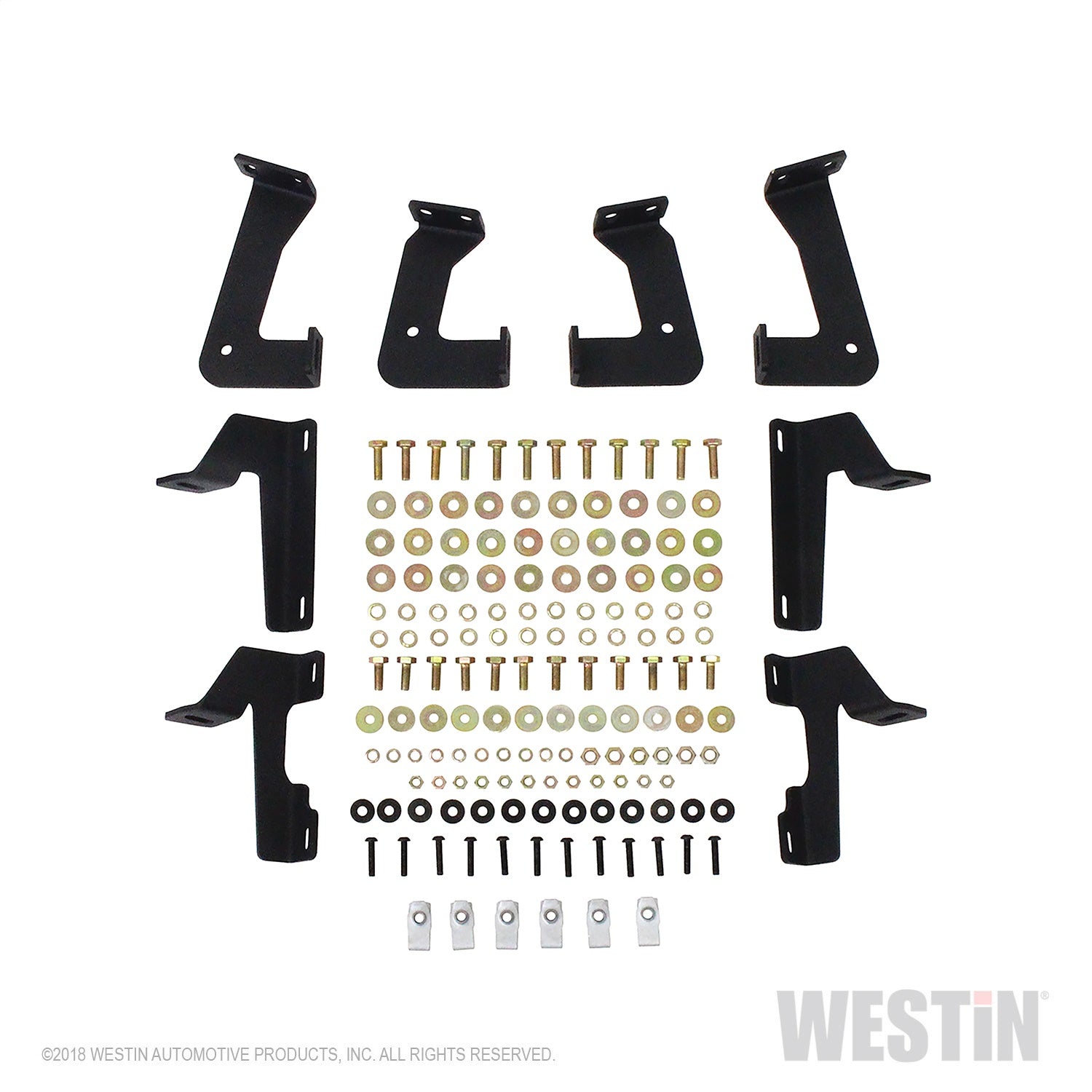 Westin - HDX Drop Nerf Step Bars; Textured Black Powder Coated Steel; Mount Kit Included; - 56-13315 - MST Motorsports