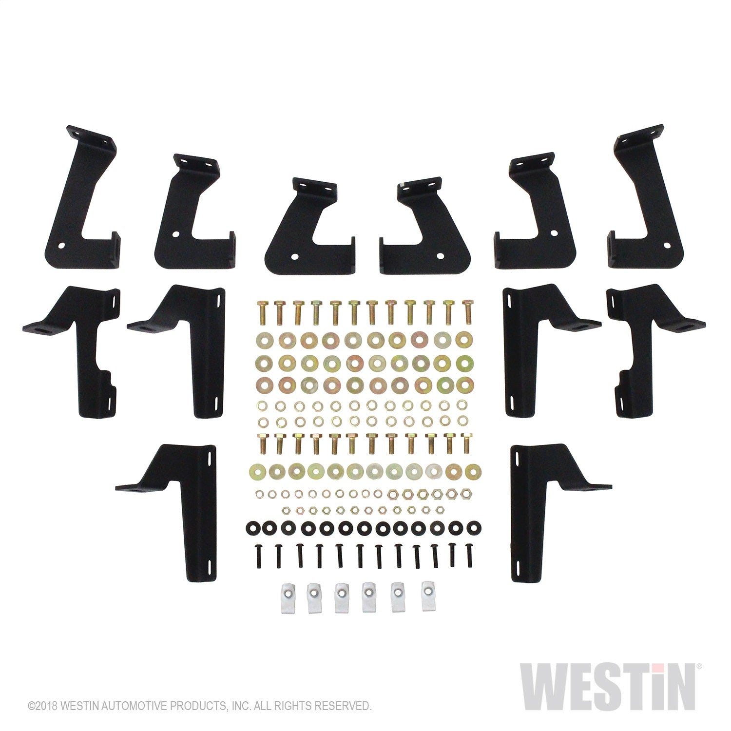 Westin - HDX Drop Nerf Step Bars; Textured Black Powder Coated Steel; Mount Kit Included; - 56-14065 - MST Motorsports