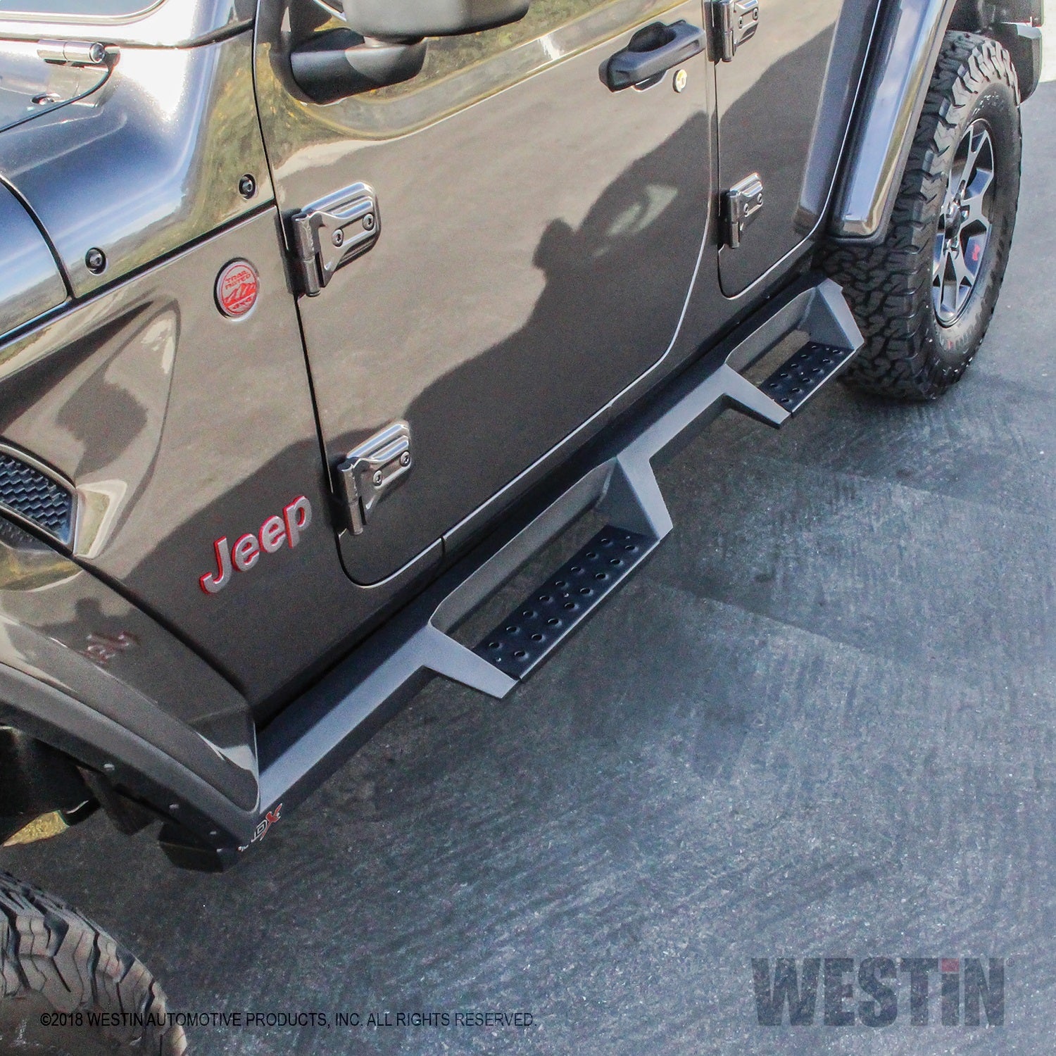 Westin - HDX Drop Nerf Step Bars; Textured Black Powder Coated Steel; Mount Kit Included; - 56-14065 - MST Motorsports