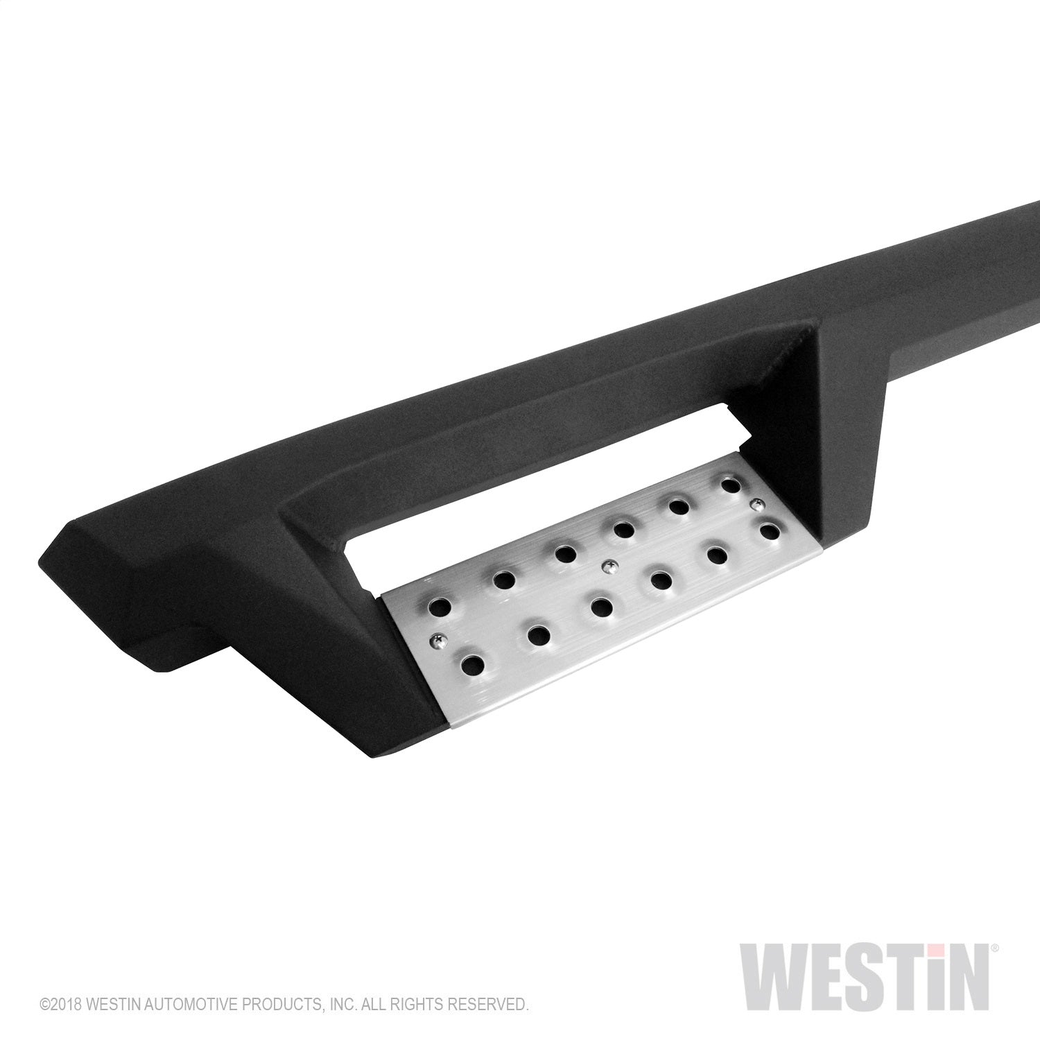 Westin - HDX Stainless Drop Wheel To Wheel Nerf Step Bars; Textured Black; - 56-5340252 - MST Motorsports