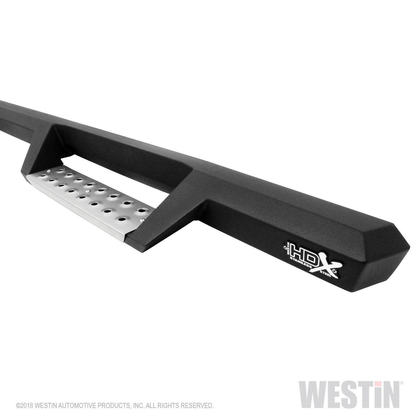 Westin - HDX Stainless Drop Wheel To Wheel Nerf Step Bars; Textured Black; - 56-5340252 - MST Motorsports