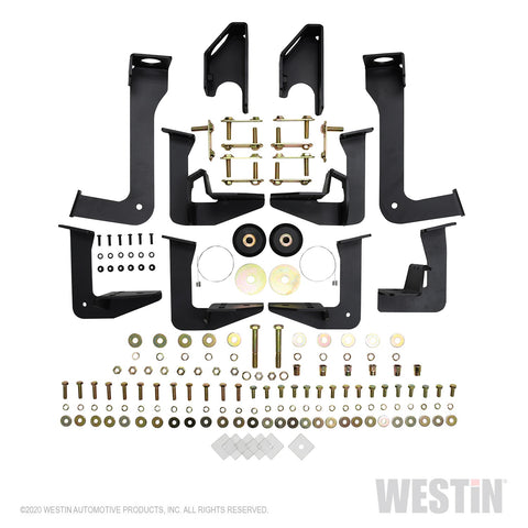 Westin - HDX Stainless Drop Nerf Step Bars; Textured Black; Wheel To Wheel; - 56-5347852 - MST Motorsports