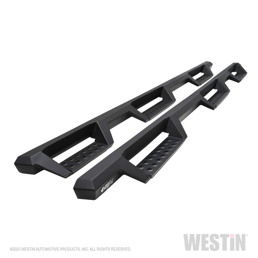 Westin - HDX Drop Wheel to Wheel Nerf Step Bars; Textured Black; - 56-534785 - MST Motorsports