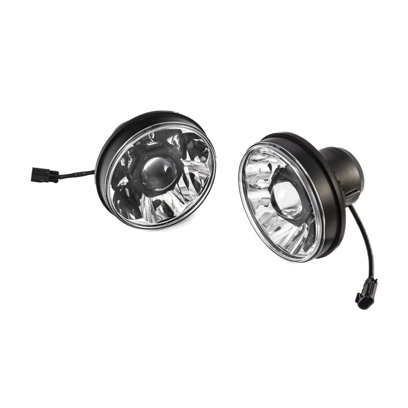 KC HiLiTES - Gravity LED Pro 7" Headlight DOT Jeep JK 07-18 Pair Pack System - KC 42341 - 42341 - MST Motorsports