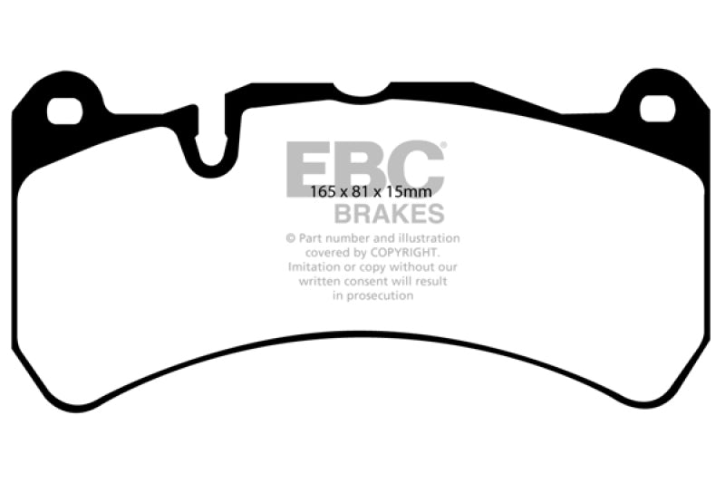 EBC Brakes - High friction front sport and race pad where longevity and performance is a must - DP51591NDX - MST Motorsports