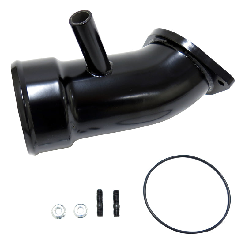 Wehrli - Wehrli 17-19 Chevrolet 6.6L L5P Duramax 3.5in Intake Horn w/PCV Port - Gloss Black - WCF100721-GB - MST Motorsports