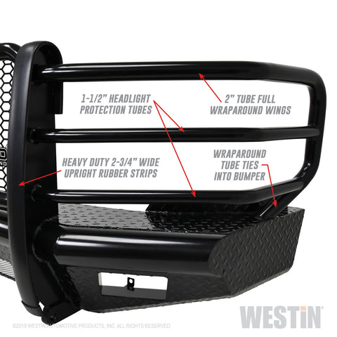 Westin - HDX Bandit Front Bumper; Textured Black; - 58-31145 - MST Motorsports