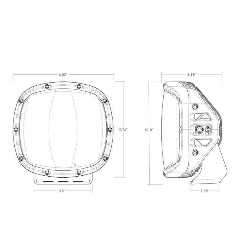 RIGID Industries - RIGID Adapt XP Extreme Powersports LED Light, 3 Light Zones, GPS Module, Single - 300414 - MST Motorsports