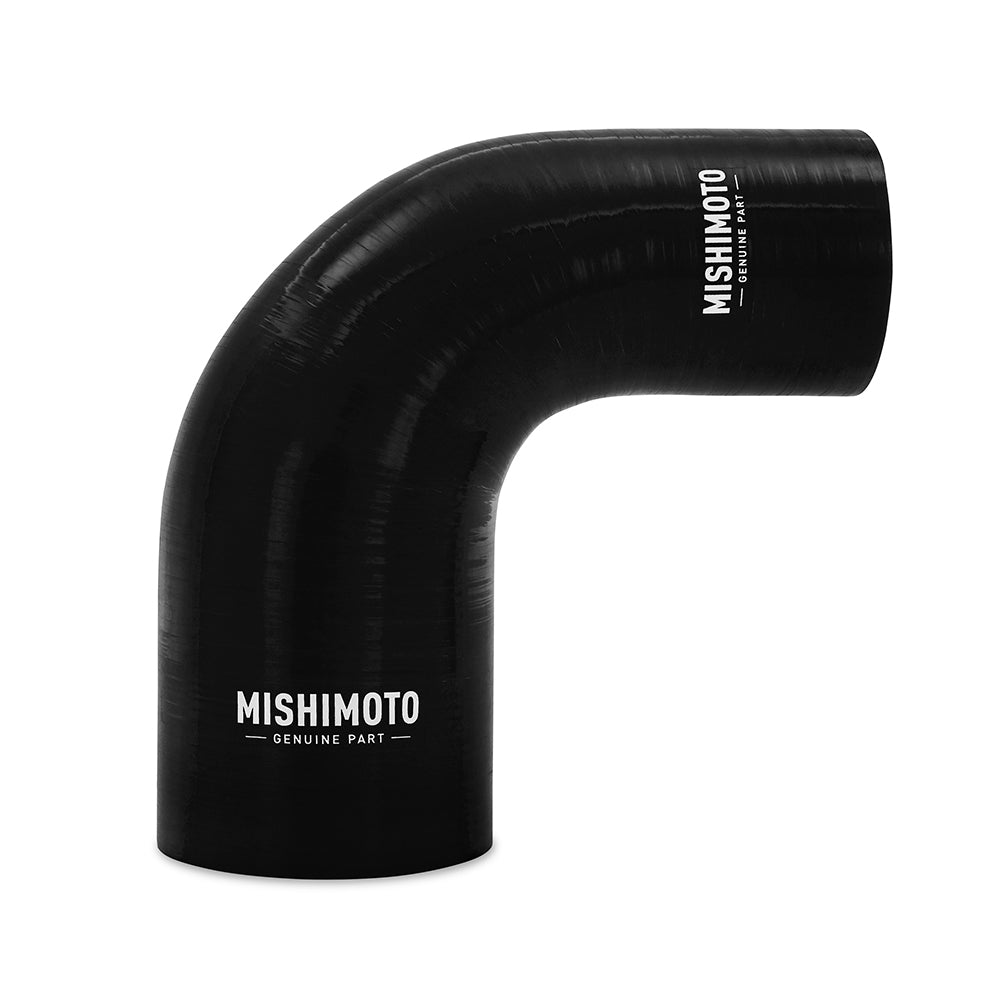 Mishimoto - Mishimoto 90-Degree Silicone Transition Coupler, 2.50-in to 3.00-in, Black - MMCP-R90-2530BK - MST Motorsports