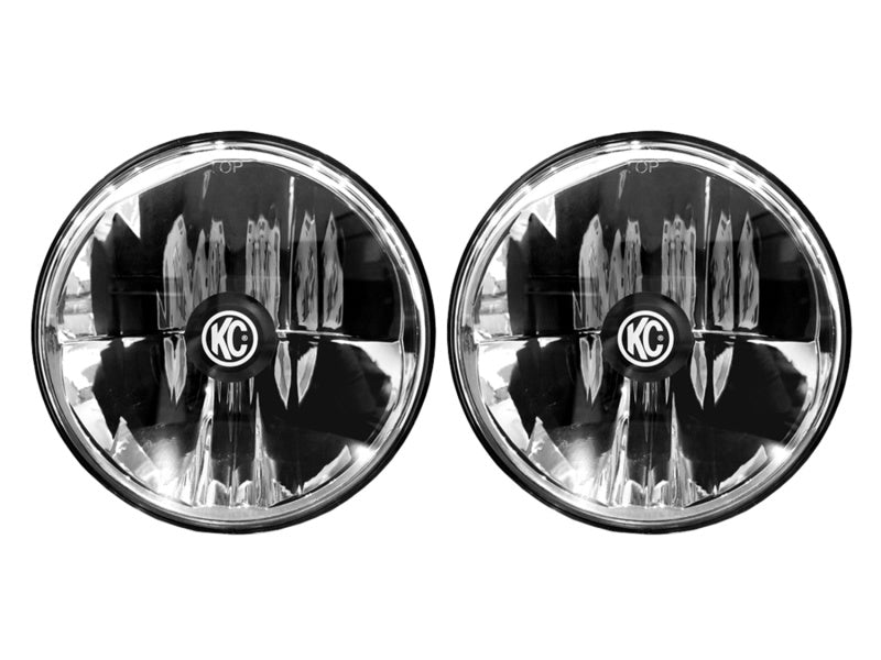 KC HiLiTES - Gravity LED 7" Headlight for Jeep JK 2007-2018 Pair Pack - DOT Compliant - 42351 - MST Motorsports