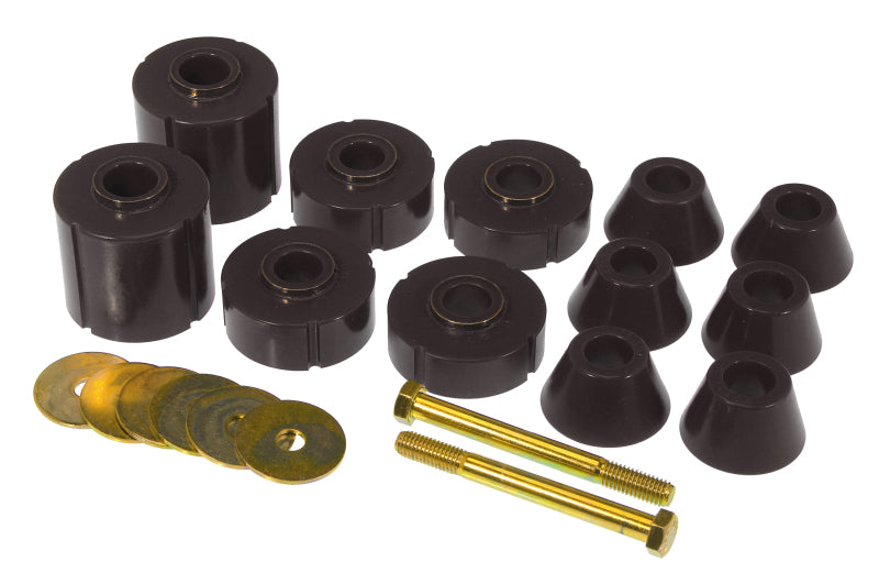 Prothane - Prothane 73-80 GM Body Mount 12 Bushing Kit - Black - 7-104-BL - MST Motorsports