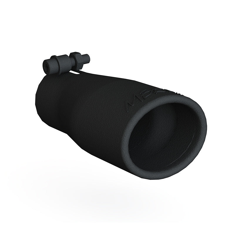 MBRP - Tip; 3 in. O.D. Oval 2in. inlet 7 1/16in. length; Black. - T5116BLK - MST Motorsports