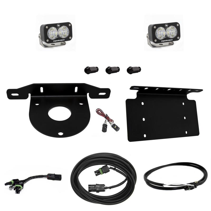 Baja Designs - Baja Designs 2021+ Ford Bronco Dual S2 Sport W/C Reverse Kit w/Lic Plate w/Upfitter - 447764UP - MST Motorsports