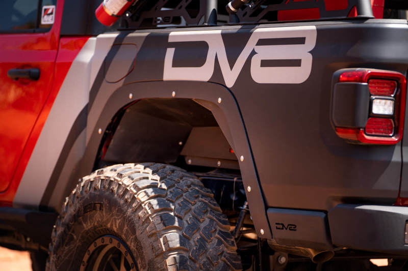 DV8 Offroad - FDGL-03 20-22 JEEP GLADIATOR JT FENDER DELETE SET FRONT AND REAR - FDGL-03 - MST Motorsports