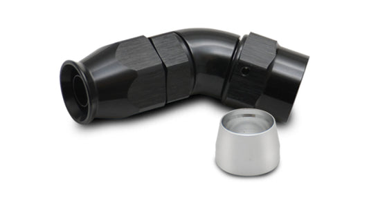 Vibrant - 45 Degree High Flow Hose End Fitting for PTFE Lined Hose, -4AN - 28404 - MST Motorsports