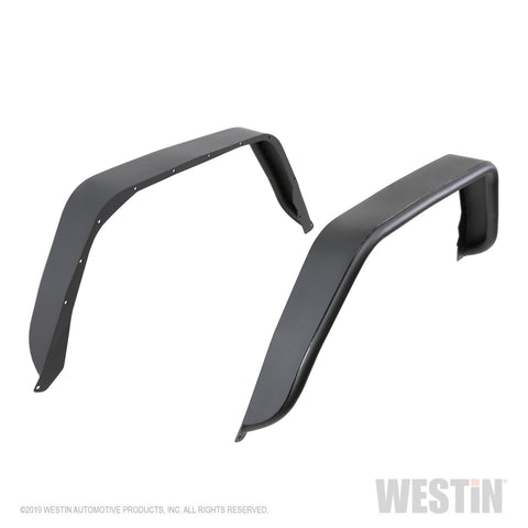 Westin - Tube Fenders; Rear; Pair; Steel; Textured Black Finish; - 62-1065 - MST Motorsports