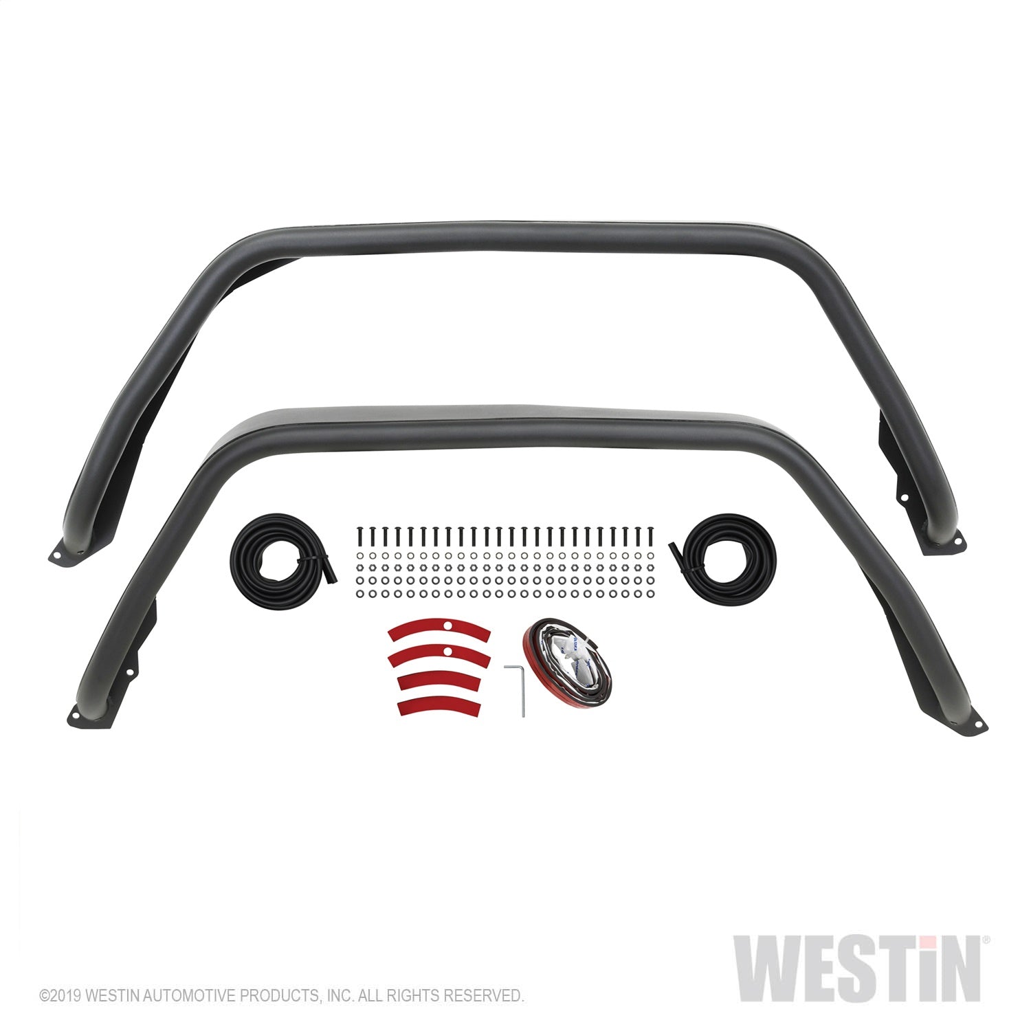 Westin - Tube Fenders; Rear; Pair; Steel; Textured Black Finish; - 62-1065 - MST Motorsports