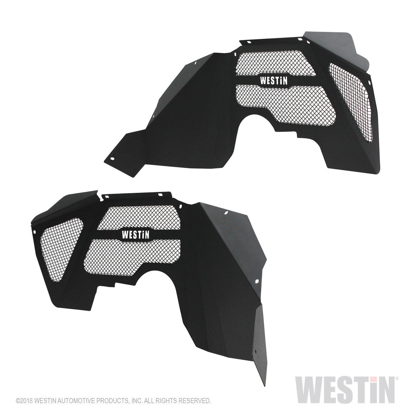 Westin - Inner Fenders; Front; Pair; Steel w/Textured Black Finish; - 62-11005 - MST Motorsports