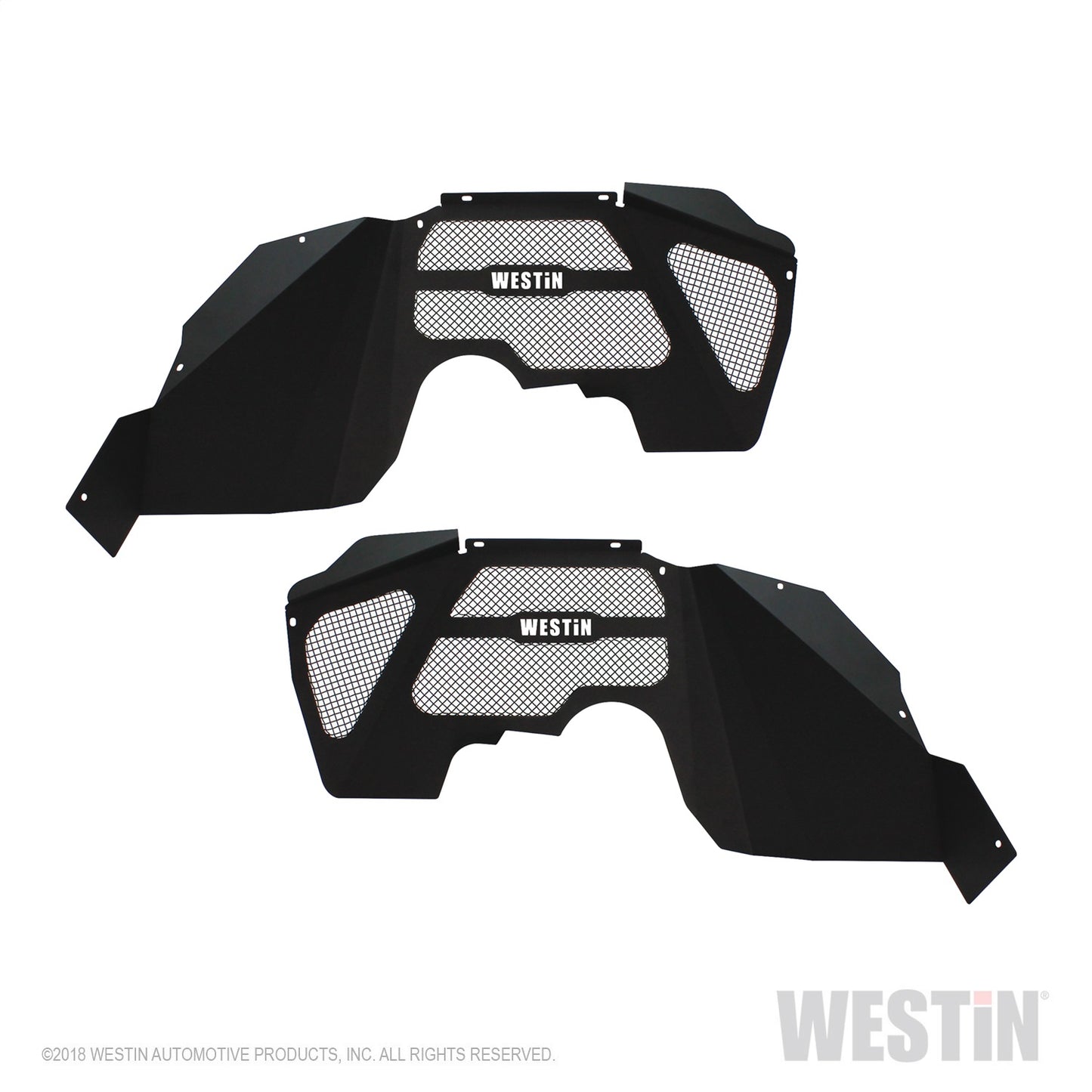 Westin - Inner Fenders; Front; Pair; Steel w/Textured Black Finish; - 62-11005 - MST Motorsports