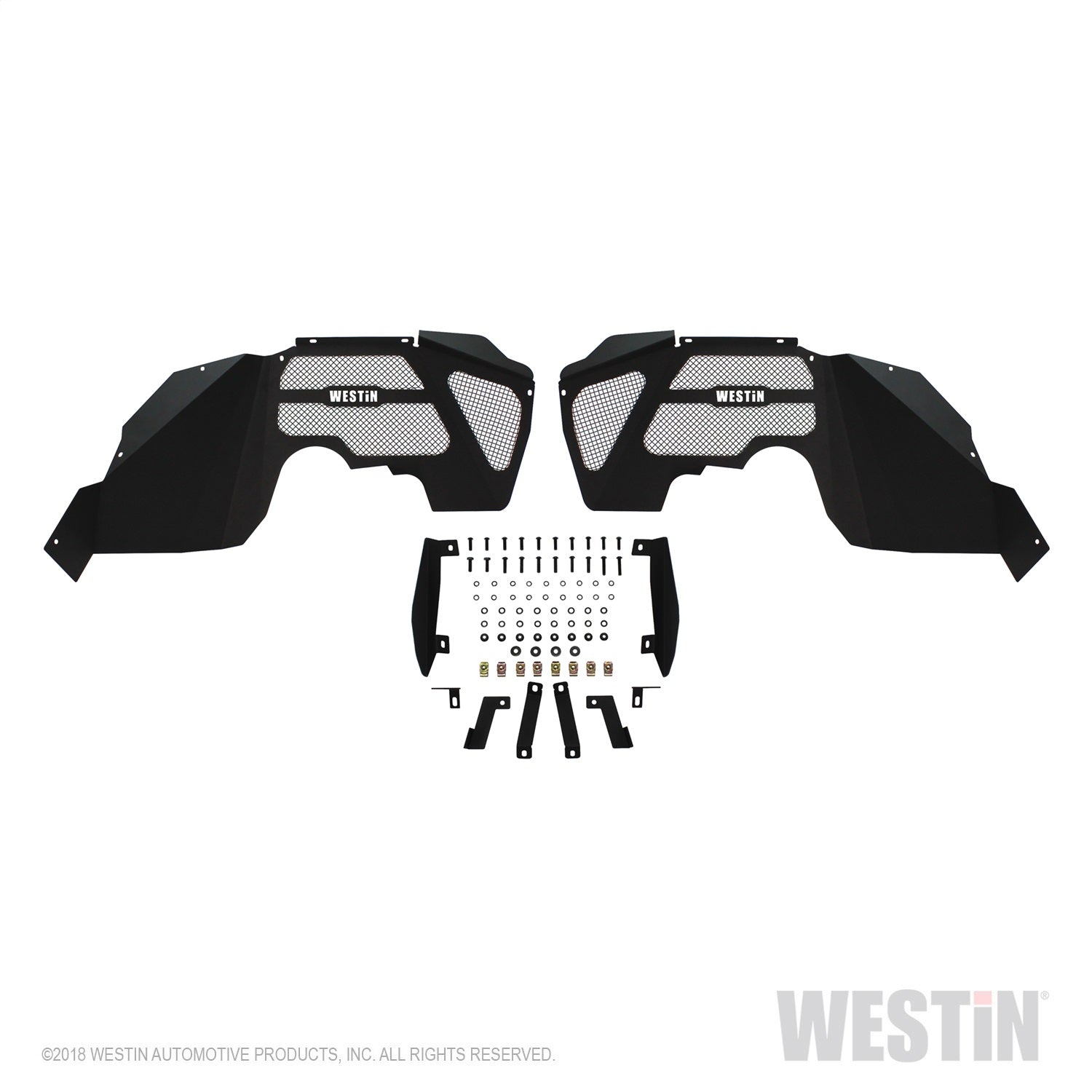 Westin - Inner Fenders; Front; Pair; Steel w/Textured Black Finish; - 62-11005 - MST Motorsports