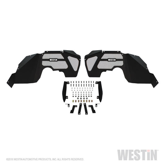 Westin - Inner Fenders; Front; Pair; Steel w/Textured Black Finish; - 62-11005 - MST Motorsports