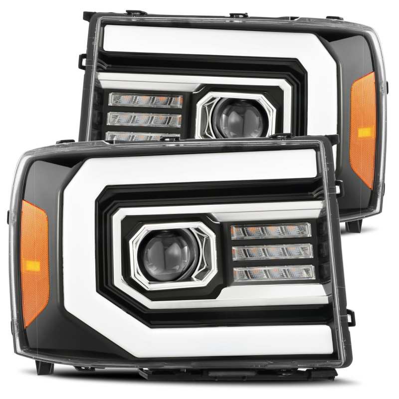 AlphaRex - Projector Headlights Plank Style Design Gloss Black - 880605 - MST Motorsports