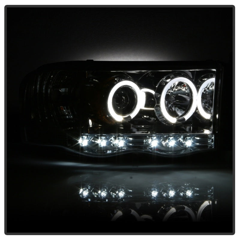 Spyder Auto - Projector Headlights - LED Halo - LED - Chrome - High H1 - Low H1 - 5009982 - MST Motorsports