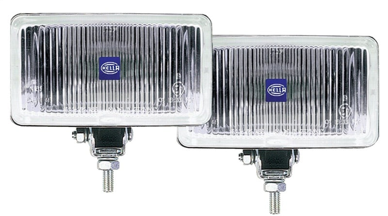 Hella - Hella 450 H3 12V SAE/ECE Fog Lamp Kit Clear - Rectangle (Includes 2 Lamps) - 005860601 - MST Motorsports