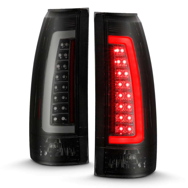 ANZO - Tail Light Assembly; LED; Black Housing; Smoke Lens; Pair - 311345 - MST Motorsports