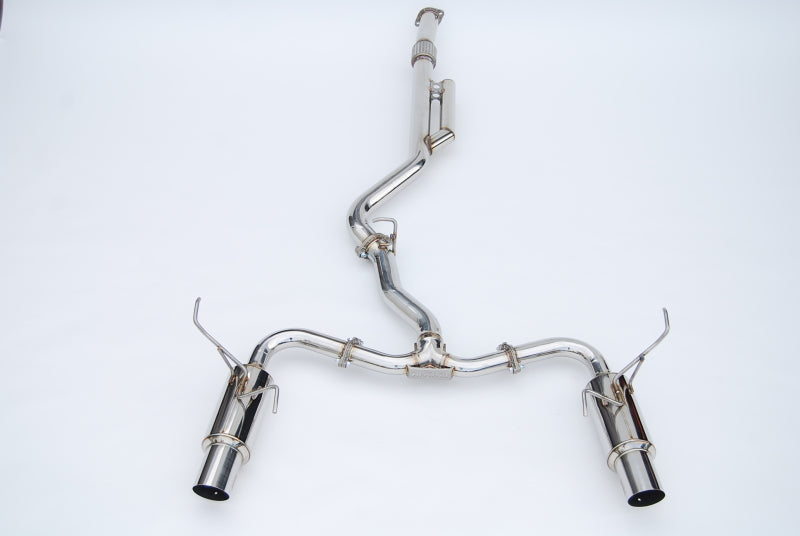 Invidia - Invidia 2022+ Subaru WRX N1 Twin Outlet Single Layer SS Tip Cat-Back Exhaust - HS22WRXGTP - MST Motorsports