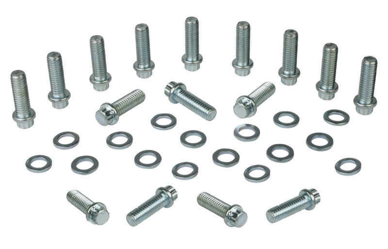 Moroso - Moroso Chevrolet Big Block Intake Manifold Bolt Kit - 3/8in-16 x 1.25in - Set of 12 - 38410 - MST Motorsports