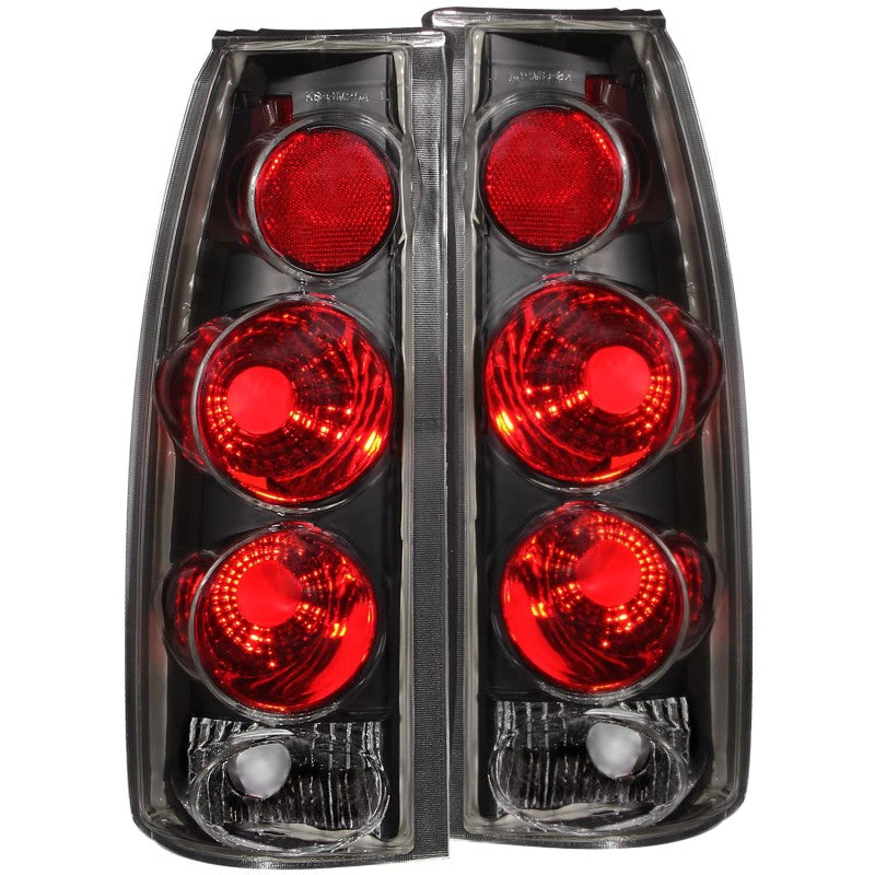 ANZO - Tail Light Assembly; Clear Lens; Black Housing; 3D Style; Pair; - 211019 - MST Motorsports