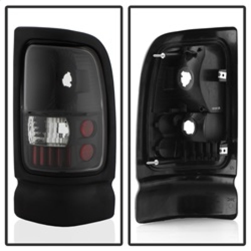 Spyder Auto - Xtune Dodge Ram 1500/2500/3500 94-01 Euro Style Tail Lights Black ALT-ON-DRAM94-BK - 5012753 - MST Motorsports