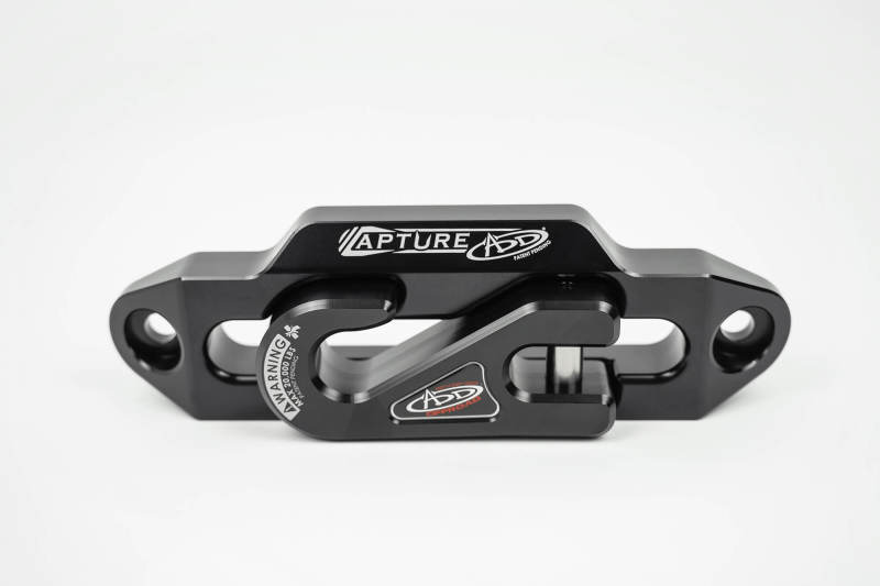 Addictive Desert Designs - 1 5/16" Winch Fairlead Plate with Recessed Round End Hook in Black - AC99157590NA - MST Motorsports