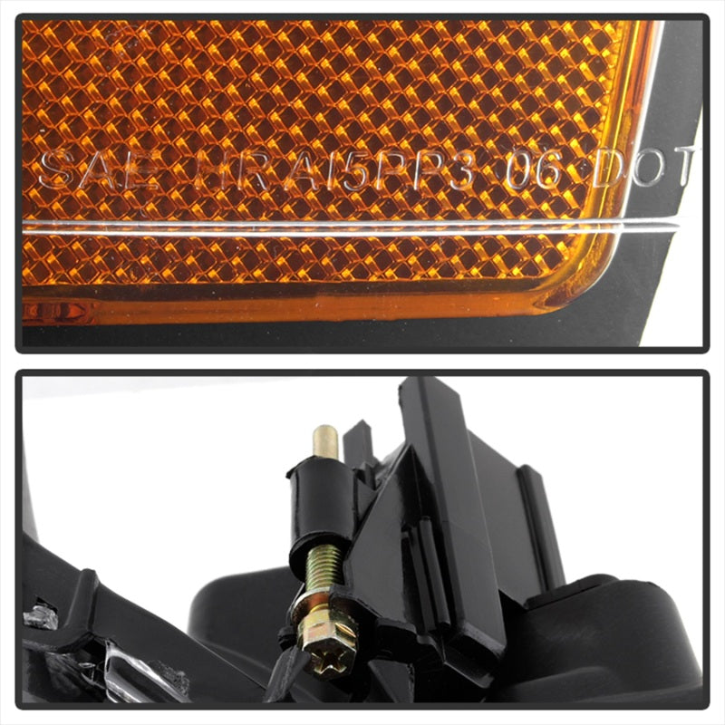 Spyder Auto - Xtune Dodge Ram 1500 02-05 Amber Crystal Headlights Black HD-JH-DR02-AM-BK - 5014313 - MST Motorsports