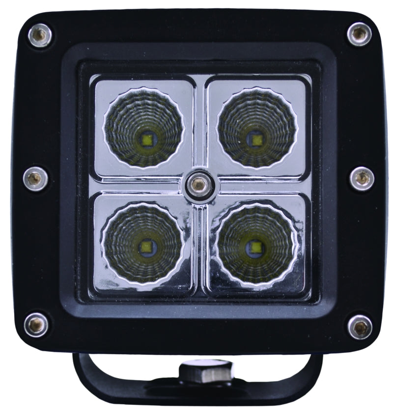 Hella - Hella HVF Cube 4 LED Off Road Kit - 3.1in 2X12W - 357204821 - MST Motorsports