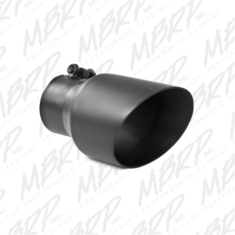 MBRP - Tip; 4.5in OD; 3in Inlet; 7.7in Length; Angled; BLK - T5151BLK - MST Motorsports