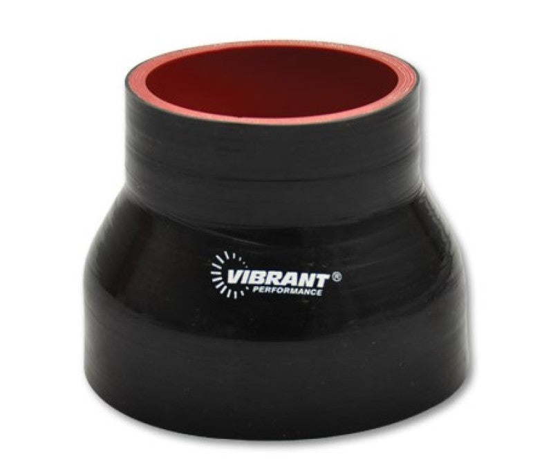 Vibrant - Reducer Coupler, 4.00" I.D. x 3.50" I.D. x 4.50" Long - Black - 19741 - MST Motorsports