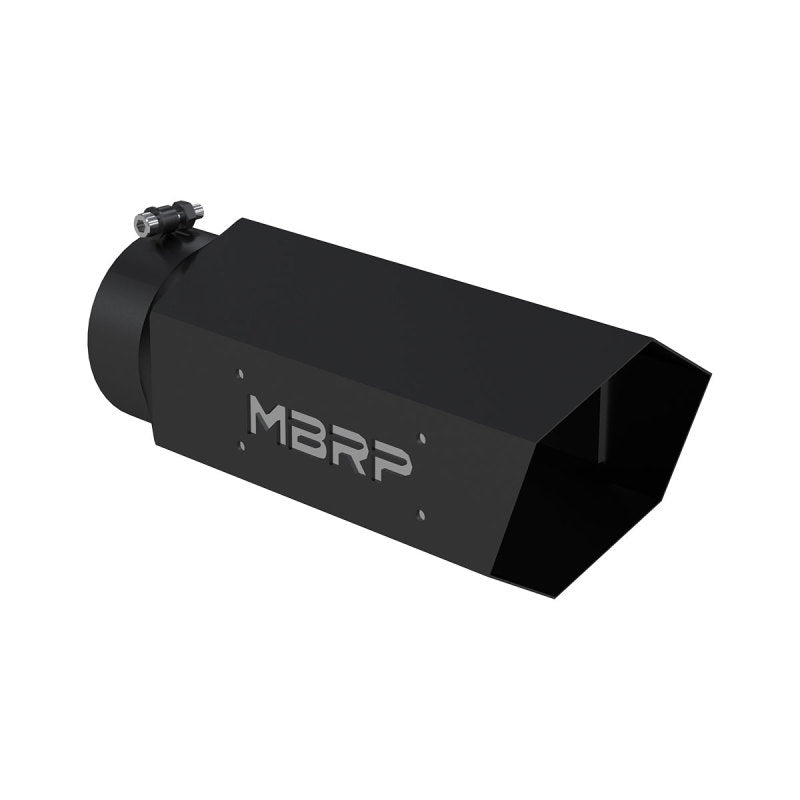 MBRP - MBRP Black Series Universal 5" Hexagon Shaped Tip. - T5166BLK - MST Motorsports