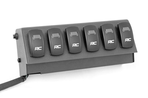 Rough Country - MLC-6 Multi Lght Cntrl Upr Dash Mnt Kt (18-20 Wrnglr JL, 2020 Gladiator JT) - 70963 - MST Motorsports