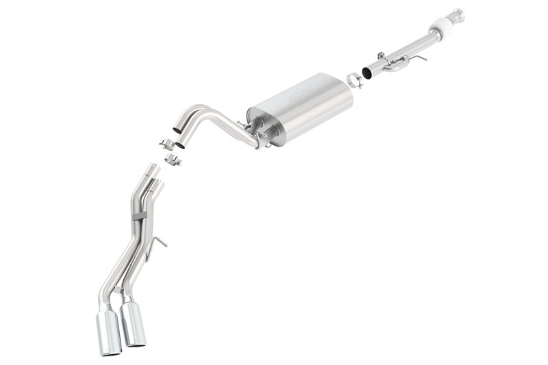 Borla - Borla 15-16 Cadillac Escalade ESV 6.2L Auto Trans Dual Round Rolled Truck Side Exit Catback Exhaust - 140560 - MST Motorsports