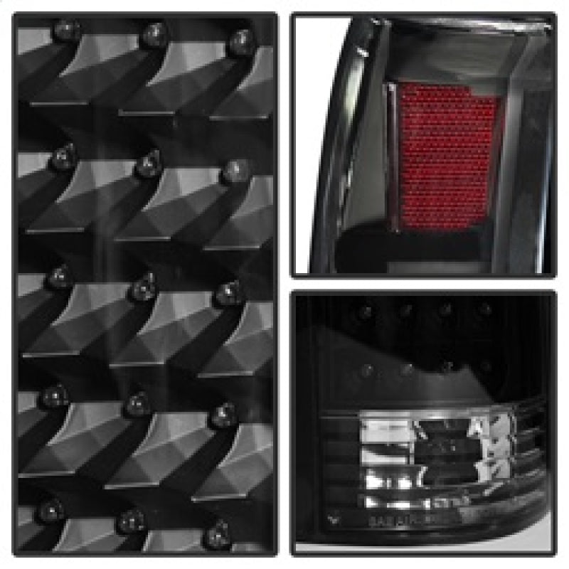 Spyder Auto - Xtune Yukon Denali 99-00 LED Tail Lights Black ALT-JH-CCK88-LED-BK - 9022449 - MST Motorsports