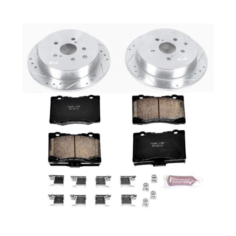 PowerStop - Power Stop 10-15 Lexus RX350 Rear Z23 Evolution Sport Brake Kit - K5864 - MST Motorsports