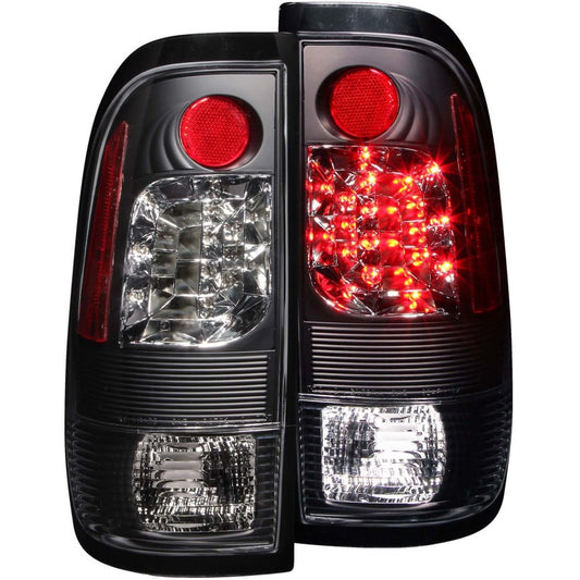 ANZO - Tail Light Assembly; LED; Clear Lens; Black Housing; Pair; - 311027 - MST Motorsports