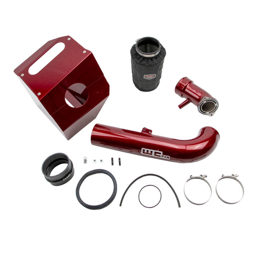 Wehrli - Wehrli 17-19 Chevrolet 6.6L L5P 4in Intake Kit Stage 2 - WCFab Red - WCF100360-RED - MST Motorsports