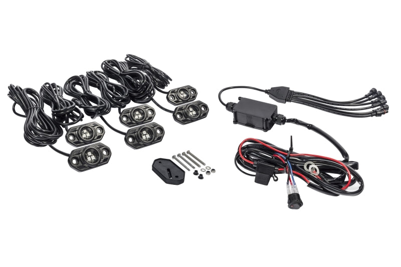 KC HiLiTES - KC C-Series RGB LED Rock Light Kit - 6 PC - 339 - 339 - MST Motorsports