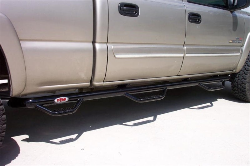 N-Fab - N-Fab Nerf Step 01-06 Chevy-GMC 2500/3500 Crew Cab 6.5ft Bed - Gloss Black - Bed Access - 3in - C01105CC-6 - MST Motorsports