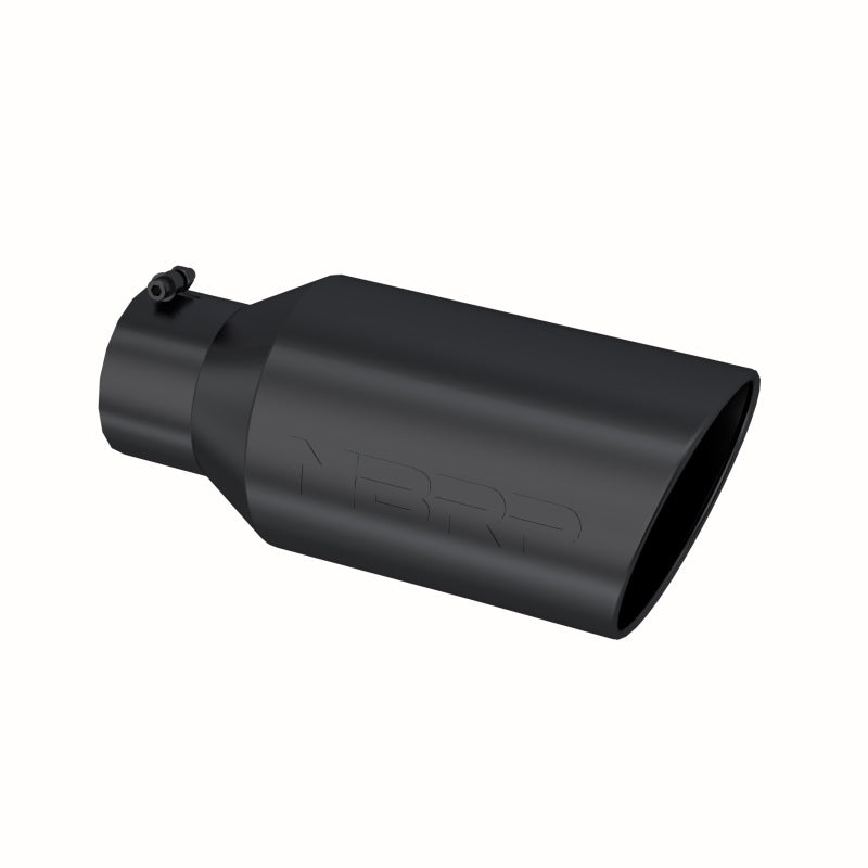 MBRP - Tip; 8in. O.D.; Rolled End; 5in. inlet 18in. in length; Black Coated. - T5129BLK - MST Motorsports