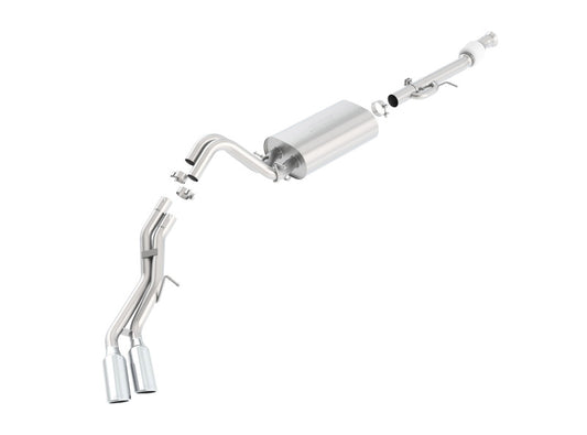 Borla - Borla 15-16 Cadillac Escalade ESV 6.2L Auto Trans Dual Round Rolled Truck Side Exit Catback Exhaust - 140560 - MST Motorsports