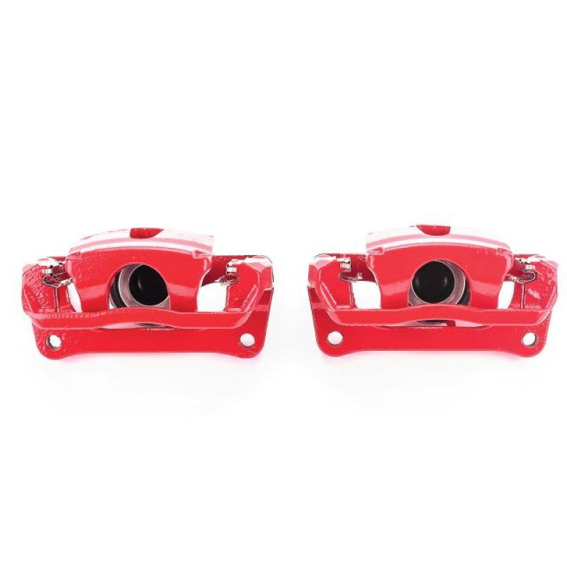 PowerStop - Power Stop 12-17 Ford F-150 Rear Red Calipers w/Brackets - Pair - S5396 - MST Motorsports